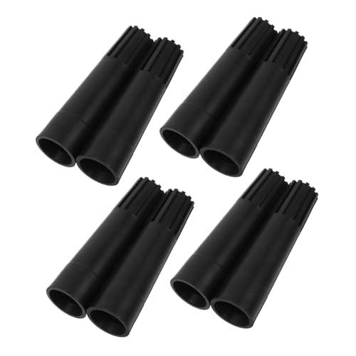 CIYODO 8 Stück Teiliges Verlängerungsstangenadapter aus Kunststoff für Mop Besenstiele Robust Leicht Kompatibel mit Teleskopstangen für Fenster- Küchen Gartenreinigung Schwarz von CIYODO