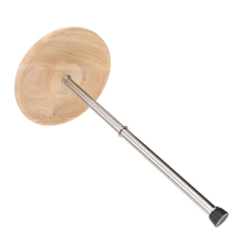 CIYODO Abnehmbarer Weindekanter mit Holzbasis Eleganter Weinflaschenhalter für Arbeitsplatte für Bar und Zuhause für Glaskaraffen und Dekanter von CIYODO