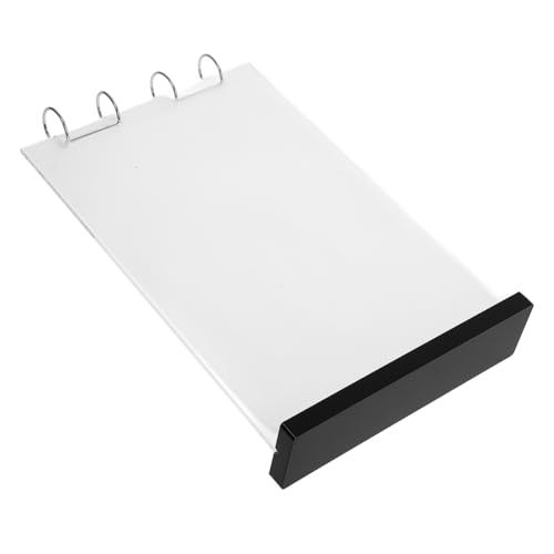 CIYODO Acryl Tischaufsteller Doppelseitig mit Klarsichthüllen für Speisekarten Eleganter Menühalter für Transparente Menüanzeige Praktischer Display Ständer von CIYODO