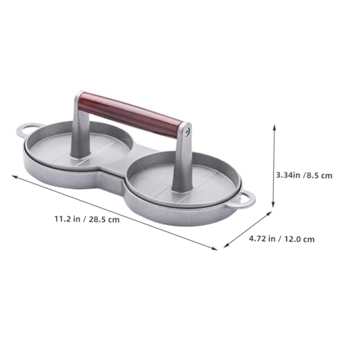 CIYODO Aluminium Burgerpresse für Patties Glatte Oberfläche Ergonomisches Design Platzsparend und Leicht zu Reinigen für DIY Burger und Küchenbedarf CIYODO Aluminium Burgerpresse für Patties Glatte Oberfläche Ergonomisches Design Platzsparend und Leicht zu Reinigen für DIY Burger und Küchenbedarf von CIYODO