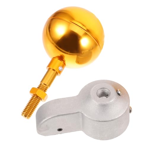 CIYODO Aluminium Flaggenmast Kappe mit Kugel Topper und Langlebigem Flaggenrollenlager Wetterfestes Outdoor Zubehör für Garten National und Werbefahnen Einfache von CIYODO