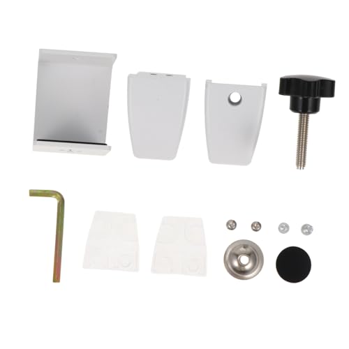 CIYODO Aluminiumlegierung Schreibtisch Trennwandklemme Verstellbare Tischbefestigung ohne Bohren Verschleißfest Rostfrei Stabile Basis Einfach zu Montieren für Glasplatten Büro Desktop von CIYODO