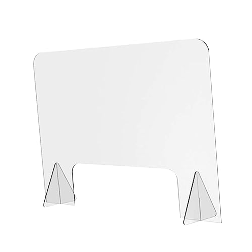 CIYODO Anti-Spray Acrylplatte Transparent Schreibtisch-isolationsschild Büro Trennwand Schutzplatte für Schule Kantine und Arbeitsplatz von CIYODO