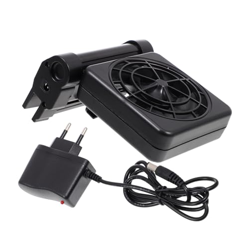 CIYODO Aquarium Kühler Einstellbarer Geräuschloser für Fischbecken Mini Fan zur Temperaturregelung für Garnelen und Pflanzentanks Eu Stecker von CIYODO