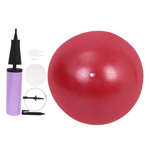 CIYODO Aufblasbare Weihnachtskugel Teiliges mit Zubehör Langlebige PVC Deko für Innen Außen Wetterfestes Rotes Christbaum Ornament für Festliche Weihnachtsdeko von CIYODO