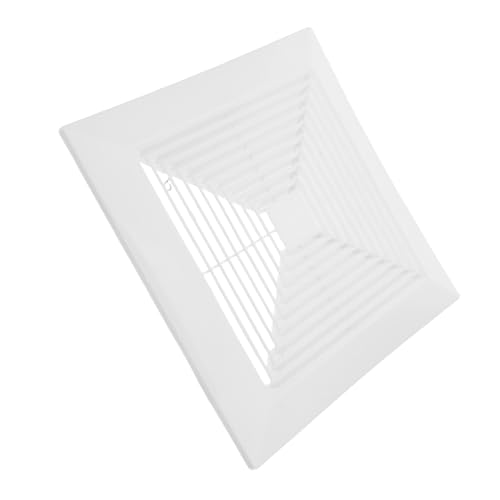 CIYODO Bathroom Vent Cover Kompatibel Weiß Eckig Lüftungsgitter mit Federn Abnehmbar für Badezimmer Deckenventilator Abluftsystem Ersatzlüfterabdeckung von CIYODO