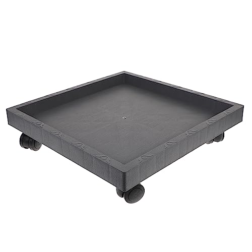 CIYODO Blumentopf Untersetzer Eckig aus Dickem Kunststoff mit Universalem Bodengleiter für Einfache Pflanzenbewegung und Oberflächenschutz Geeignet für Bonsai und Pflanzgefäße mit von CIYODO