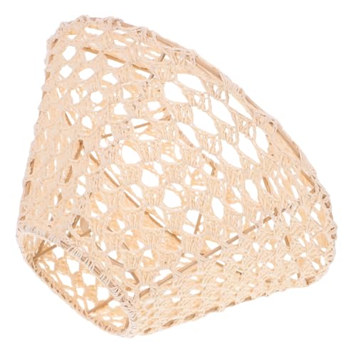CIYODO Boho Style Baumwollseil Lampenschirm Pendelleuchte Kreativ Geflochtene Deckenleuchte Für Teezimmer Restaurant Rustikale Wohnkultur Warmes Licht von CIYODO