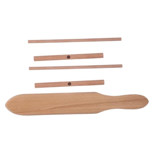CIYODO Crepe Spreader aus Natürlichem Holz mit Ergonomischem Spatel Förmigen Verteilern Sicher Langlebig Gleichmäßige Teigverteilung für Pfannkuchen und Crepes Küche von CIYODO