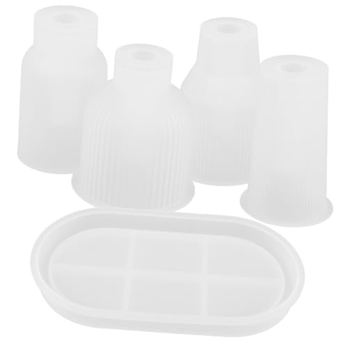 CIYODO Diy Silikonform Set für Blumenvasen Gießform Teiliges Bastelset Leicht Tragbar für Einzigartige Handgemachte Dekoration und Kreative Kunsthandwerke von CIYODO