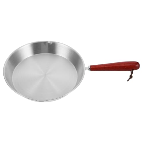 CIYODO Edelstahl Bratpfanne mit Holzgriff Flache Antihaftpfanne für Eier und Omeletts Induktionsgeeignet Hohe Hitzebeständigkeit Einfache Reinigung für Frühstück und Gemüse Grillen CIYODO Edelstahl Bratpfanne mit Holzgriff Flache Antihaftpfanne für Eier und Omeletts Induktionsgeeignet Hohe Hitzebeständigkeit Einfache Reinigung für Frühstück und Gemüse Grillen von CIYODO