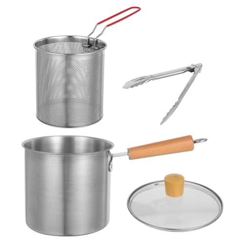 CIYODO Edelstahl Fritteuse Topf mit Korb und Deckel Kompakte Tiefe Fritteuse mit Effizienter Ölablassfunktion Hitzebeständig und Sicher für Kleine Küchen und Familiengebrauch CIYODO Edelstahl Fritteuse Topf mit Korb und Deckel Kompakte Tiefe Fritteuse mit Effizienter Ölablassfunktion Hitzebeständig und Sicher für Kleine Küchen und Familiengebrauch von CIYODO