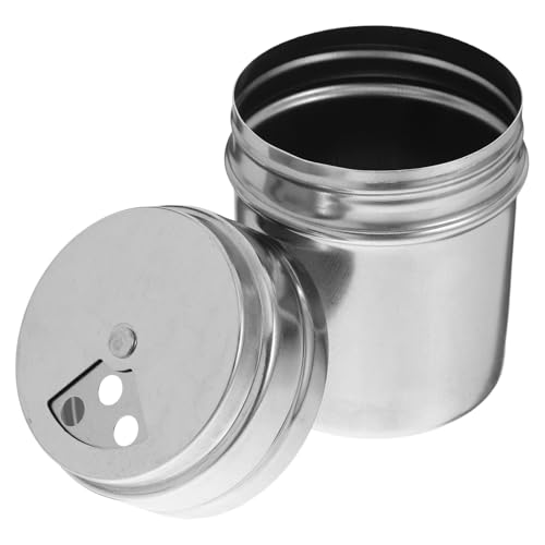 CIYODO Edelstahl Gewürzstreuer mit Drehverschluss Luftdichter Gewürzspender für Salz und Pfeffer Mittlere Robuster Gewürzbehälter für Küche und Unterwegs Frische Bewahrend Vielseitig CIYODO Edelstahl Gewürzstreuer mit Drehverschluss Luftdichter Gewürzspender für Salz und Pfeffer Mittlere Robuster Gewürzbehälter für Küche und Unterwegs Frische Bewahrend Vielseitig von CIYODO