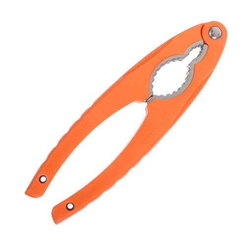 CIYODO Edelstahl Nussknacker Werkzeug mit Rutschfestem Griff Robust und für Walnüsse Kastanien Krabben und Hummer Ergonomisch Einfach zu Reinigen für Küche Picknick und Reise von CIYODO