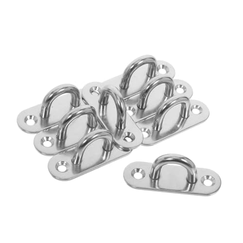 CIYODO Edelstahl Pad Eye Plate Haken U-förmig Schwerlast Deckenhaken für Hängematten Schaukel Sonnensegel Marinequalität Seewasserbeständig für Boots Yachtdekoration CIYODO Edelstahl Pad Eye Plate Haken U-förmig Schwerlast Deckenhaken für Hängematten Schaukel Sonnensegel Marinequalität Seewasserbeständig für Boots Yachtdekoration von CIYODO