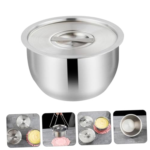 CIYODO Edelstahl Poached Egg Bowl mit Deckel Dickwandige Hohe Home Kitchen Egg Custard Schale Vielseitig als Gedämpfte Eier Salatschüssel Leicht und Spülmaschinenfest CIYODO Edelstahl Poached Egg Bowl mit Deckel Dickwandige Hohe Home Kitchen Egg Custard Schale Vielseitig als Gedämpfte Eier Salatschüssel Leicht und Spülmaschinenfest von CIYODO