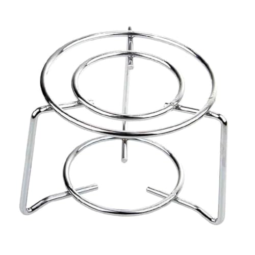 CIYODO Edelstahl Runder Herdständer Stabiler Alkoholbrenner halter Luftzirkulierender Topfuntersetzer Multifunktionales Camping kochzubehör für Outdoor aktivitäten Schnelles Kochen von CIYODO
