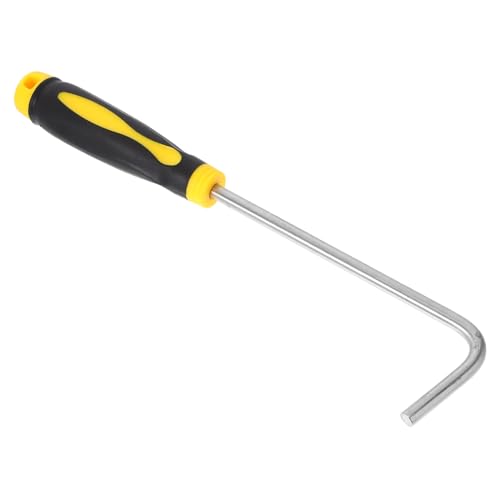 CIYODO Edelstahl Schachtdeckelhaken mit Gummigriff für Rolladen Tür und Kanaldeckel Hebewerkzeug Vielseitig Einsetzbar Robuster Manhole Cover Lifter von CIYODO