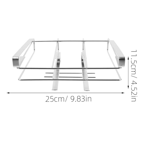 CIYODO Edelstahl Schneidebrett Halter Hängend Unter Schrank Organizer Regal Für Küchenutensilien Schneidebrett und Topfdeckel Aufbewahrung Platzsparend Robust Sicher von CIYODO