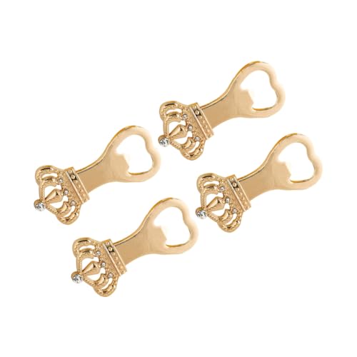 CIYODO Einzigartiges Flaschenöffner-set in Kronenform 4-teilig Edelstahl-glasöffner Bierdosendeckelheber Handwerkzeug Für Schwache Hände Für Bars Hochzeitsfeiern CIYODO Einzigartiges Flaschenöffner-set in Kronenform 4-teilig Edelstahl-glasöffner Bierdosendeckelheber Handwerkzeug Für Schwache Hände Für Bars Hochzeitsfeiern von CIYODO