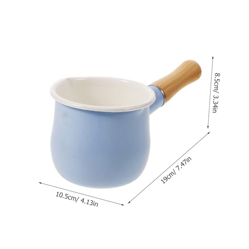 CIYODO Enamel Milch topf Kleiner Kochtopf mit Griff Hitzebeständig für Soßen Suppen Babynahrung Vielseitiger Emaillierter Mini küchentopf für Sicheres Kochen und Schmelzen CIYODO Enamel Milch topf Kleiner Kochtopf mit Griff Hitzebeständig für Soßen Suppen Babynahrung Vielseitiger Emaillierter Mini küchentopf für Sicheres Kochen und Schmelzen von CIYODO