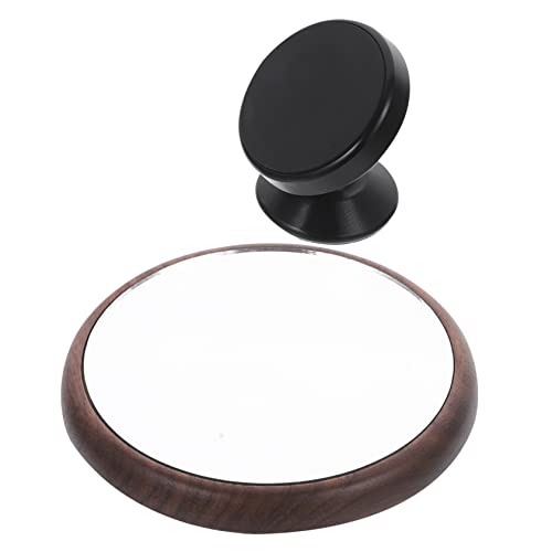 CIYODO Drehbarer Espressospiegel 360-grad-drehung Spiegel Für Espresso Kaffeespiegel Holzspiegel Professioneller Espressospiegel von CIYODO