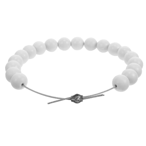 CIYODO Fahnenmast Perlenkette Befestigungsring Robustes Fahnenmast Zubehör Wetterfestes Haltering für Gartenflaggen Durchmesser Langlebiger Flaggenhalter von CIYODO