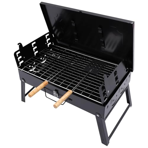 CIYODO Faltbarer Tragbarer Holzkohlegrill Bbq Grill für Outdoor Camping Picknick Platzsparend Schnell Montierbar Praktischer Grill für Unterwegs CIYODO Faltbarer Tragbarer Holzkohlegrill Bbq Grill für Outdoor Camping Picknick Platzsparend Schnell Montierbar Praktischer Grill für Unterwegs von CIYODO