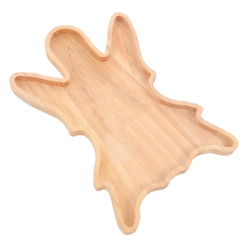 CIYODO Geistertablett Aus Holz Halloween Gerichte Halloween Vorspeisentablett Desserttablett Feiertags Essenstablett Essenstabletts Holztabletts Rustikales Tablett Holz von CIYODO