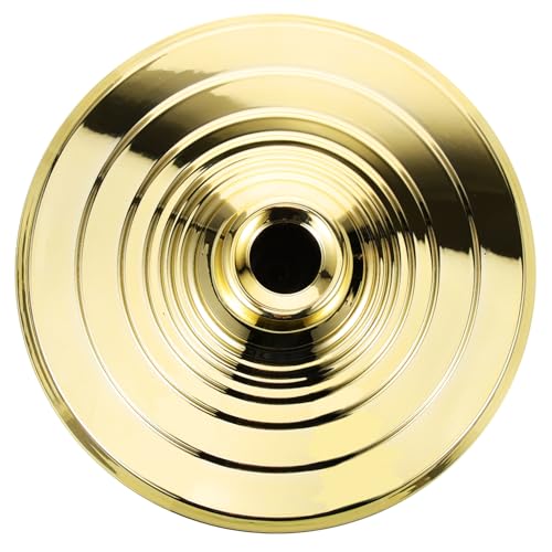 CIYODO Goldfarbener Outdoor Flaggenhalter Bodenständer Kunststoff für Fahnenmast Stabile Fahnenbasis für Innen und Außendekoration Vielseitig Einsetzbar von CIYODO