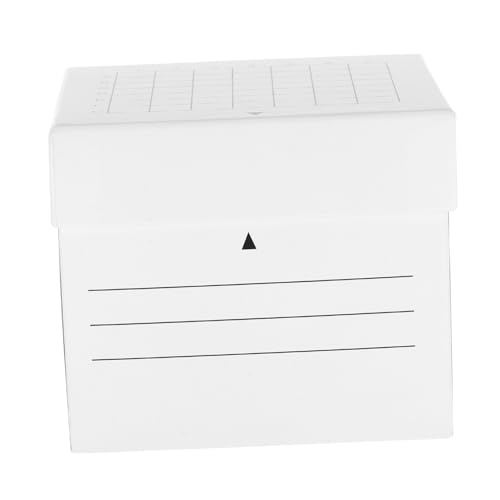 CIYODO Große Aufbewahrungsbox mit Deckel für Laborproben Fächer Gefrierbox für Zentrifugenröhrchen Robust Gefriersicher Langlebig für Probenlagerung von CIYODO