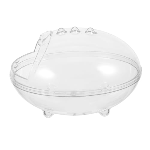 CIYODO Hamster Sandbad Box Transparent Kleintier Sandkasten Staubbadewanne Abnehmbar Leicht Zu Reinigen Platzsparend Für Hamster Igel Gerbils Kleine Haustiere von CIYODO