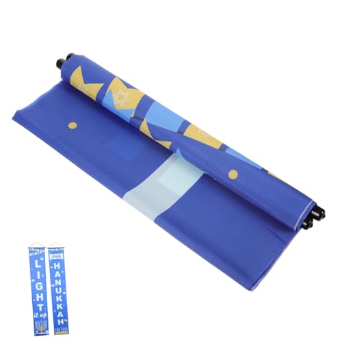 CIYODO Hanukkah Türbanner Wetterfestes Dekoratives Coupletset für Veranda und Garten Festliche Chanukka Deko für Haustür und Fenster Langlebig und Vielseitig Einsetzbar CIYODO Hanukkah Türbanner Wetterfestes Dekoratives Coupletset für Veranda und Garten Festliche Chanukka Deko für Haustür und Fenster Langlebig und Vielseitig Einsetzbar von CIYODO