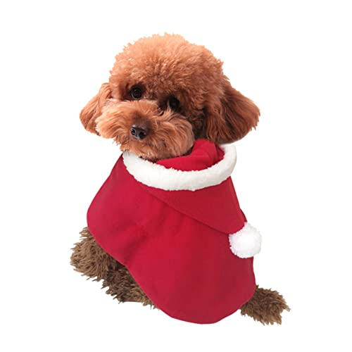 CIYODO Party-Hundetuch Hunde-Weihnachtsmann-Outfit Feiertags-Haustierkostüm weihnachtskostüm für Katzen Weihnachtskostüm für Haustiere Weihnachtsmützen Weihnachtsmann-Kostüm Kätzchen Hut von CIYODO