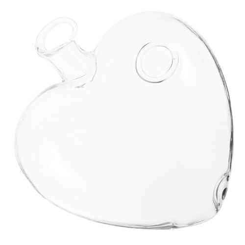 CIYODO Herzförmige Hängende Glasvase Wasserspeicher-pflanzgefäß Aus Borosilikatglas Dekoration Für Schlafzimmer Wohnzimmer Büro Und Hochzeiten Kreatives Blumencontainer Für Modernes Wohnen CIYODO Herzförmige Hängende Glasvase Wasserspeicher-pflanzgefäß Aus Borosilikatglas Dekoration Für Schlafzimmer Wohnzimmer Büro Und Hochzeiten Kreatives Blumencontainer Für Modernes Wohnen von CIYODO
