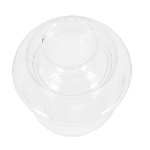 CIYODO Hitzebeständiger Glas Tee Weinwärmer mit Deckel Praktisches für Zuhause Kompakt und Sicher für Tee Weinliebhaber von CIYODO