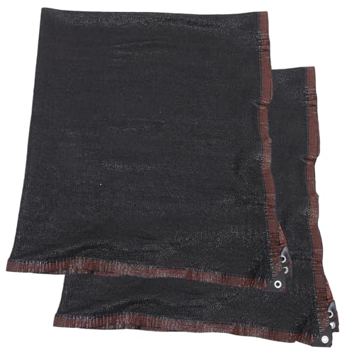 CIYODO Hitzebeständiges Schattiernetz mit Schwarzer Umrandung Robustes Patio Shade Screen für Garten Terrasse und Gewächshaus Installieren UV Beständig und Vielseitig Einsetzbar von CIYODO
