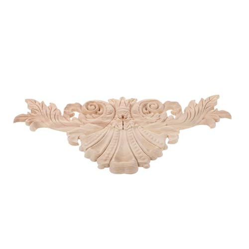 CIYODO Holzgeschnitzte Möbelapplikation Unlackiert Dekorative Holzornamente für Türen Schränke Wände Möbelverzierungen Vintage Holzrahmen Onlay für DIY Möbelgestaltung CIYODO Holzgeschnitzte Möbelapplikation Unlackiert Dekorative Holzornamente für Türen Schränke Wände Möbelverzierungen Vintage Holzrahmen Onlay für DIY Möbelgestaltung von CIYODO