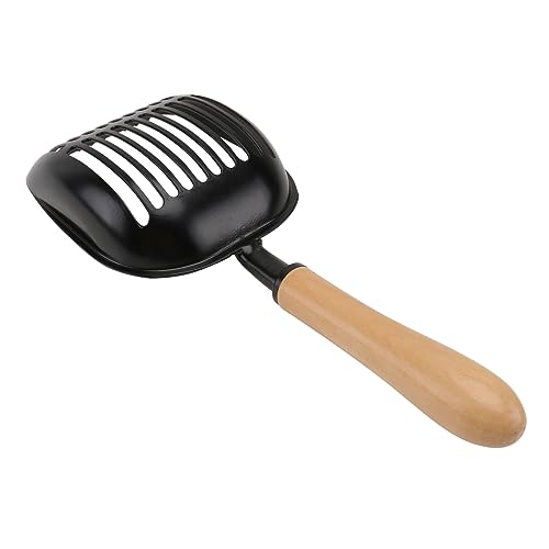 CIYODO Holzgriff Katzentoilette Schaufel aus Aluminiumlegierung mit Feinen Löchern Rostfrei Ergonomisch Geformt Langlebig Korrosions und Hitzebeständig für Hygienische von Katzenstreu CIYODO Holzgriff Katzentoilette Schaufel aus Aluminiumlegierung mit Feinen Löchern Rostfrei Ergonomisch Geformt Langlebig Korrosions und Hitzebeständig für Hygienische von Katzenstreu von CIYODO