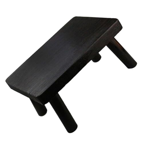 CIYODO Rechteckiger Holzhocker Kleiner Teetisch Couchtisch Niedriger Tisch Tritthocker Aus Holz Für Erkerfenster Teestube Schlafzimmer CIYODO Rechteckiger Holzhocker Kleiner Teetisch Couchtisch Niedriger Tisch Tritthocker Aus Holz Für Erkerfenster Teestube Schlafzimmer von CIYODO