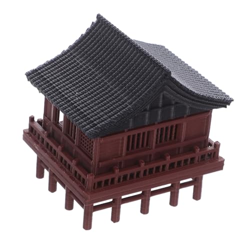 CIYODO Japanischer Miniatur-pavillon Zen-Garten Dekoration Fischbecken Ornament Langlebige Präzise Verarbeitung Filigrane Details Pflegeleicht für Aquarium und Meditationsbereich von CIYODO