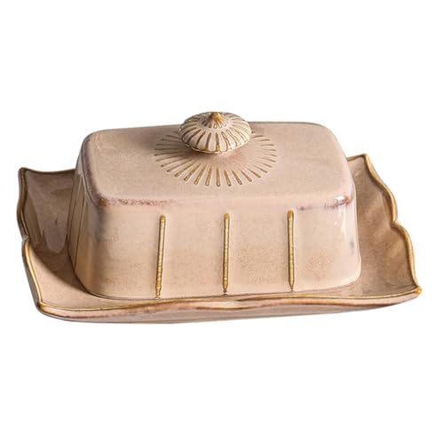 CIYODO Keramik Butterplatte mit Deckel Rechteckige Käseplatte für Zuhause Hitzebeständig Mikrowellengeeignet Vielseitig für Butter Kekse Nüsse und Obst Praktische Aufbewahrung CIYODO Keramik Butterplatte mit Deckel Rechteckige Käseplatte für Zuhause Hitzebeständig Mikrowellengeeignet Vielseitig für Butter Kekse Nüsse und Obst Praktische Aufbewahrung von CIYODO