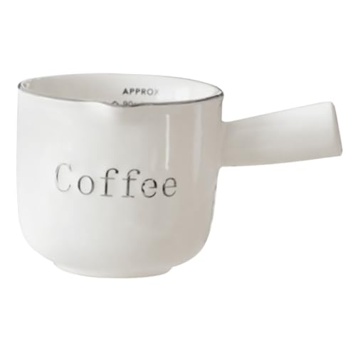 CIYODO Keramik-kaffee-messbecher Kleiner Für Saucen-snacks Multifunktionaler Kruggriff von CIYODO