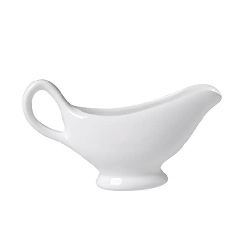 CIYODO Keramik Sauce Boat Rutschfester Boden Vielseitiger Soßenbehälter für Haushalt Grillabende Restaurants Platzsparend Einfach zu Reinigen Elegantes Design für Steaks und Dressings CIYODO Keramik Sauce Boat Rutschfester Boden Vielseitiger Soßenbehälter für Haushalt Grillabende Restaurants Platzsparend Einfach zu Reinigen Elegantes Design für Steaks und Dressings von CIYODO