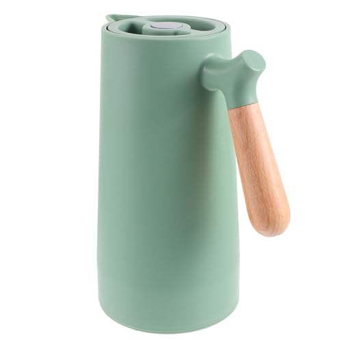 CIYODO Kleine Thermoskanne mit Glasinnenwand Abnehmbarem Holzgriff Langlebigem Glasmaterial Stilvollem Design für Warmes Wasser und Tee zu Hause Einfach zu Reinigen Bedienen CIYODO Kleine Thermoskanne mit Glasinnenwand Abnehmbarem Holzgriff Langlebigem Glasmaterial Stilvollem Design für Warmes Wasser und Tee zu Hause Einfach zu Reinigen Bedienen von CIYODO