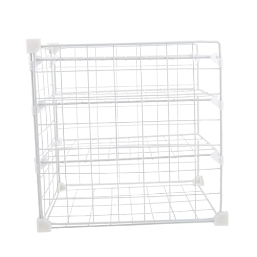CIYODO Küchenregal Organizer mit Verstellbaren für Kühlschrank und Gefrierschrank Platzsparend und Luftdurchlässig für Effiziente Lagerung Stufiges Design Weiß CIYODO Küchenregal Organizer mit Verstellbaren für Kühlschrank und Gefrierschrank Platzsparend und Luftdurchlässig für Effiziente Lagerung Stufiges Design Weiß von CIYODO