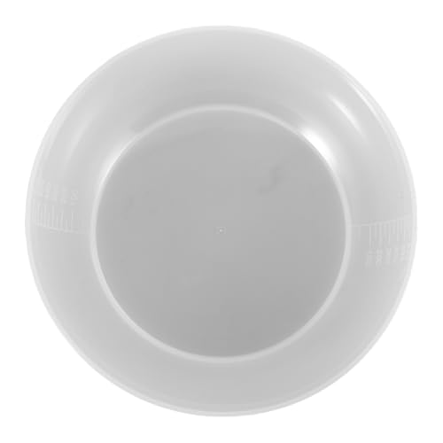 CIYODO Küchenwaage Schale Transparente Einstellbare Wiegeschale für Präzise Messungen Beim Backen und Kochen Geeignet für Kuchen und Lebensmittel Volumen mit Klaren Markierungen von CIYODO