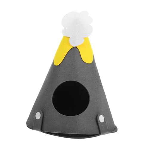 CIYODO Kuscheliges Meerschweinchen Versteck aus Filz Vulkanförmige Waschbare Tierhöhle für Hamster und Kleine Vögel Geräumig und Langlebig für Entspannte und Sicheres Versteck CIYODO Kuscheliges Meerschweinchen Versteck aus Filz Vulkanförmige Waschbare Tierhöhle für Hamster und Kleine Vögel Geräumig und Langlebig für Entspannte und Sicheres Versteck von CIYODO