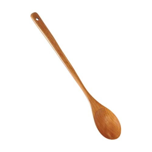 CIYODO Lange Holz Küchenlöffel Japanische Designs Vielseitige Rühr und Servierlöffel für Antihaft Kochgeschirr Hitzebeständig Leicht und Ergonomisch für Zuhause und Profiköche von CIYODO