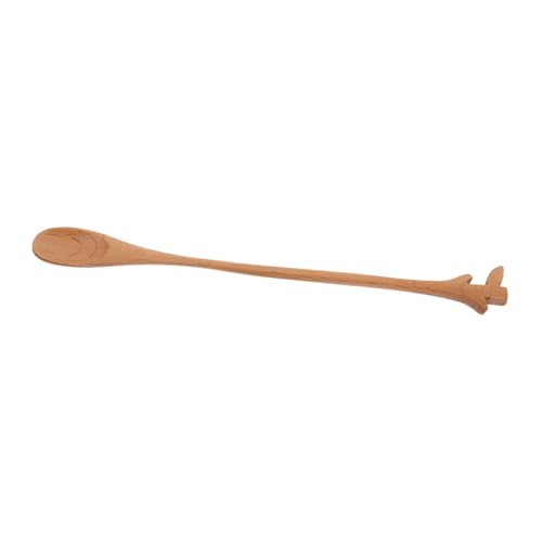 CIYODO Langer Holzlöffel zum Kaffeerühren mit Langem Griff Robuste und Glatte Holzrührlöffel für Kaffee Milch Tee Honig Vielseitiger Stabmixer für Dessert und Getränkezubereitung von CIYODO